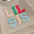 thumbnail image 6 of Infant Baby Girls Hoodie Sweatsuit Outfit Set Toddler Long Sleeve Sweatshirt Tops + Pants 0-4 Years, 6 of 9