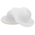 thumbnail image 1 of 5 piezas de sombreros de paja para manualidades infantiles, sombreros de paja DIY, sombreros de paja sin terminar, pintura, grafiti, accesorios, suministros para manualidades., 1 of 6