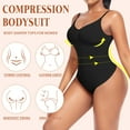 thumbnail image 2 of Slimming Shapewear Bodysuit for Women Tummy Control Sculpting Body Shaper Thong Bodysuit Shaping Tank Tops, 2 of 5