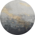 thumbnail image 2 of Addison Rugs Mayfield Premium Machine Washable Transitional Modern Gold Round Rug, 8' x 8', 2 of 6