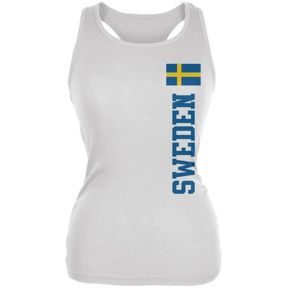 World Cup Sweden White Juniors Soft Tank Top - Small