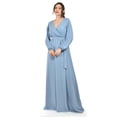 thumbnail image 4 of Vestido elegante de manga larga Roman Fashion / Juvenil, 2009 (Azul claro) azul M, 4 of 4