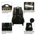 thumbnail image 3 of ALAZA Leopard Pattern Backpack Elementary School Bag Bookbag Travel Rucksack, 3 of 7