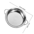 thumbnail image 2 of Mobutofu 1Pack Stainless Steel Cooking Pot Easy to Clean Round Bottom for Camping, 2 of 7