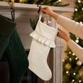 thumbnail image 4 of Large Christmas Stocking Non-Woven Hanging Decoration Gift Pouch for Fireplace Mantel Tree Wall Holiday Home Ornament, 4 of 7