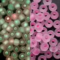 thumbnail image 4 of Cuentas de vidrio luminoso de 3mm para joyería, cuentas espaciadoras sueltas que brillan en la oscuridad, accesorios para pulsera y collar, 600 piezas, 4 of 4
