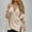 Beige, variant on Juslio Women Sweaters Pullovers Women Tops Solid V Neck Long Sleeve Knit Beige
