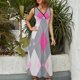 thumbnail image 2 of Diamond Grid Vestido Sin Mangas , Vestidos De Lujo Para Ocasiones Oficiales, 2 of 5