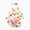 Orange, variant on Kaprioy Girls Summer Clothes Outfits For Girls Toddler Sleeveless Cartoon Duck Prints Ruffles Vest Tops T Shirt Shorts Outfits Girls Summer Clothes