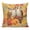 Amber Orange, variant on Waterproof Outdoor Throw Pillows with Inserts 18"x18", Navy Blue Christmas Tree Soft Decorative Pillowcases for Couch Bedroom, Xmas Snowflake Pillow Covers for Sofa Living Room