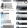thumbnail image 1 of Assorted T Shank Jig Saw Blades, Efficient Cuts In Wood, Plastic, Metal, High-Quality T Shank Assures Grip And Stability, Compatible With Most Jig Saw Models (48pcs), 1 of 5