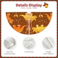 thumbnail image 5 of Kll Dinosaurs And Leaves Christmas Tree Skirt 48",Party Decorations Farmhouse For Christmas Decorations Holiday Party, 5 of 8