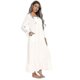 thumbnail image 2 of Victorian Nightgown Cotton Sleepshirt Long Sleeve Pajama Dress Vintage For Women TklL, 2 of 5