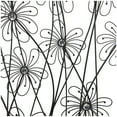 thumbnail image 5 of 22" x 60" Black Metal Tall Floral Sculpture with Crystal Embellishments, by DecMode, 5 of 8
