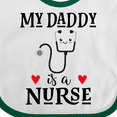 thumbnail image 4 of Inktastic Daddy is a Nurse Baby Boys or Girls Baby Bib, 4 of 4