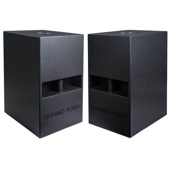 Sound Town Portable Subwoofers, Black, 42.00 x 34.00 x 58.00 Inches