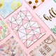 thumbnail image 5 of Papel separador de acuarela A5 A6, página de índice, página separadora de clasificación, 6 agujeros, cuaderno, hojas sueltas, accesorios de partición, 5 of 5