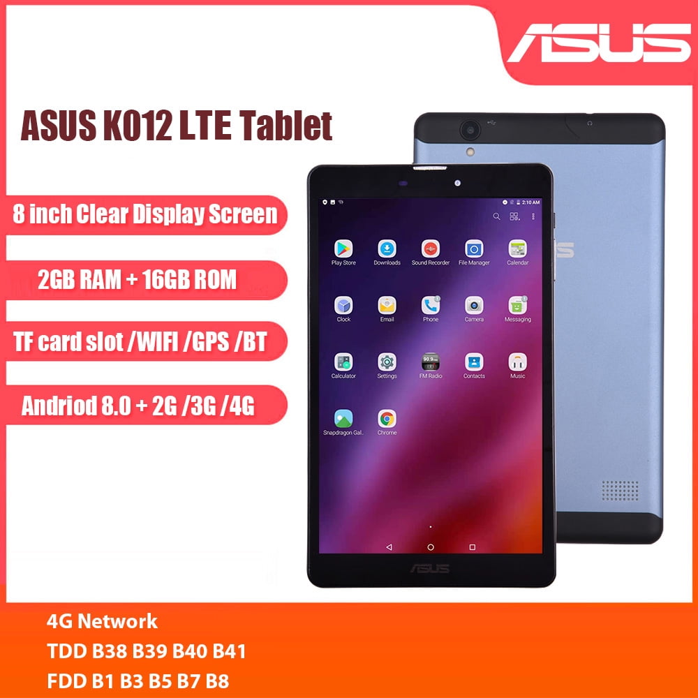 ASUS ZenPad K012 LTE Tablet 8 inch 4G Network 4Core 1920x1200P 2GB