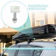 thumbnail image 4 of 4pcs Universal Car Roof Rack T Shaped Bolt Rooftop Cargo Carrier Rack Bolt T Shaped Track Bolts W/ Nuts Washers, 4 of 6