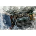 thumbnail image 2 of Bolokofsky, Ronald 32x23 White Modern Wood Framed Museum Art Print Titled - Working On the Script, 2 of 4