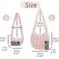 thumbnail image 7 of CoCoMangos Quilted Bag Puffy Bag Cloud Bag Puffer Crossbody Bag Shoulder Bag Tote Bag for Women, 7 of 7
