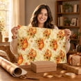 thumbnail image 4 of Fall Decorations Gifts Wrapping Paper,27.56x19.69 Inch Pumpkins Maple Leaf Themed Decor Packaging Material,Perfect for Fall Party Gifts Making & Home Craft, 4 of 8