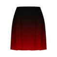 thumbnail image 4 of Lcziwo Skirts for Women Midi Length Tummy Control Gradient Skorts Athletic Yoga Running Tennis Skirts Lightweight Summer 2025 Fake Two Piece Skorts Red,M, 4 of 5