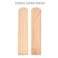 thumbnail image 3 of LAVA 2 Packs Women Fleece Lines Knee High Socks Winter Warm Thick Thigh High Socks Opaque Plush Long Boots Socks Leg Warmer, 3 of 9