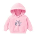 thumbnail image 3 of Vedolay Hoodies for Girls Fall Graphic Print Long Sleeve Hoodie Sweatshirt Pullover Top,Pink 5-6 Years, 3 of 4