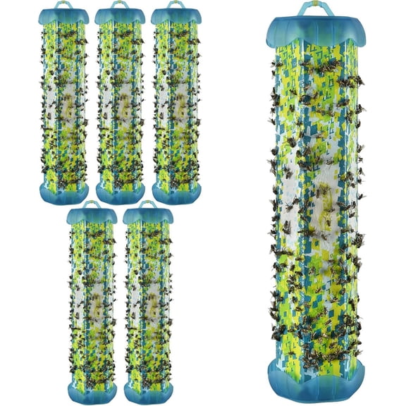 LZQP Fly TrapStik – Indoor Hanging Fly Trap - 6 Pack