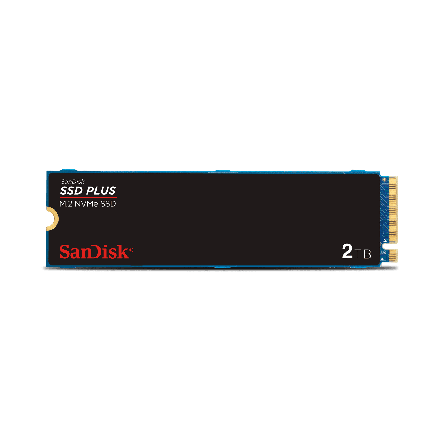 SanDisk 2TB SSD PLUS M.2 NVMe PCIe Gen 3.0, Internal Solid State Drive - SDSSDA3N-2T00-G26
