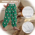 thumbnail image 6 of DISNIMO Christmas Santa Claus Bloomer Harem Pants for Girls Harem Bloomers for Kids Harem Pants Girls Soft Harem Bloomers Summer Fall Long Pants for Kids Girls Baggy Pants Size 3-7 Sweatpant, 6 of 7
