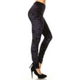thumbnail image 2 of Women?s Crushed Velvet Leggings (Navy, Large), 2 of 3