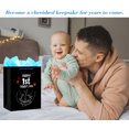 thumbnail image 7 of WaaHome First Fathers Day Gift Bag - 11.5" Medium First Time Dad Fathers Day Gift Bags with Tissue Paper and Handle Happy 1st Father's Day Paper Bag for New Dad from Wife Baby Girl Boy, 7 of 7