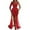 Red, variant on PMVFHDE Women Off Shoulder Sparkly Evening Dress Asymmetrical Hem Party Gown Party Dresses For Women Green,S