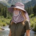 thumbnail image 2 of Shadoumai Solar Panel Powered Fan Built in Wide Brim Outdoor Fishing Hat USB Charging Men Ultralight Sun Bucket Mission Cooling Cap, 2 of 6
