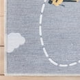 thumbnail image 4 of Well Woven Kids Rugs Traffic Modern Grey Printed Distressed Machine Washable 3'3" x 5' Area Rug, 4 of 7