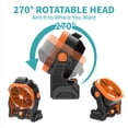 PINSAI Camping Fan, Tent Fans for Camping with Lights, Portable Hanging Camping Fan with LED Lantern