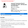 thumbnail image 2 of Automatic Transmission Filter Kit - Compatible with 2006 - 2009 Mercedes-Benz E350 4Matic - Beck Arnley, 2 of 2