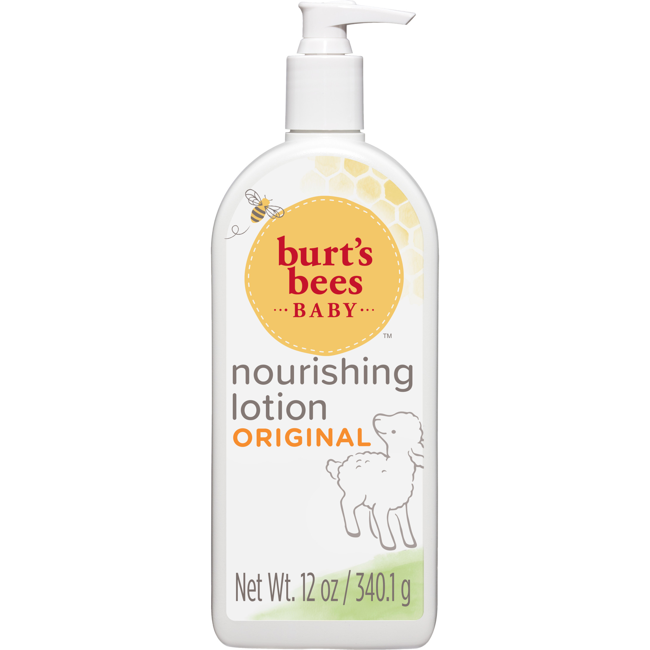 Burt's Bees Baby Nourishing Lotion with Sunflower Seed Oil, 12 oz photo 1