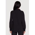 thumbnail image 4 of Women's Ribbed Knit Button Front Collared Blouse, 4 of 4