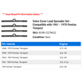 thumbnail image 2 of Valve Cover Load Spreader Set - Compatible with 1961 - 1970 Pontiac Tempest 1962 1963 1964 1965 1966 1967 1968 1969, 2 of 2