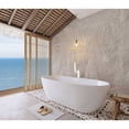 thumbnail image 3 of Elegant Kitchen & Bath BT10767GW-WHT 67 in. Soaking Bathtub, Glossy White with Polished White Trim, 3 of 8