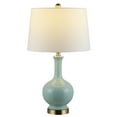 thumbnail image 3 of SAFAVIEH Bowie 26 in. Solid Ceramic Table Lamp, Sea Blue, 3 of 4