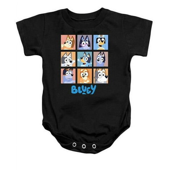 Bluey Colection Baby Onesie Bluey Friends Shirt, Bluey Family Shirt, Cool Bluey T-Shirt Cute Baby Onesie, BABY BODYSUIT LAT 4424