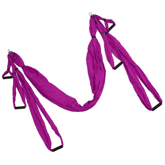 Aerial Yoga Swing, Strong Anti Gravity Ceiling Hanging Yoga Hammock Swing Trapeze Extension Adjustable Height Yoga Sling Inversion Exercises Equipment For Indoor Outdoor