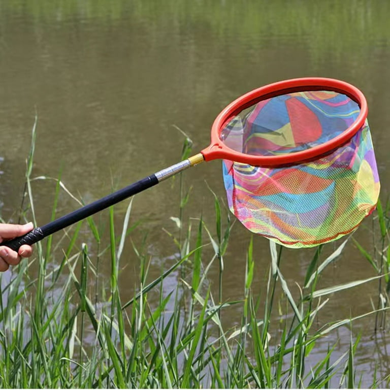 Camping Essential On Clearance -Kids Telescopic Fish Net Perfect For  Extendable And Non-slip Grip Of Colorful Tools For Catching Insect Fish  Outdoor Travel Essential 
