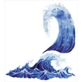 thumbnail image 3 of Ambesonne Ocean Duvet Cover Sets, Aquatic Storm Blue Waves, 2-Twin, Blue and White, 3 of 4