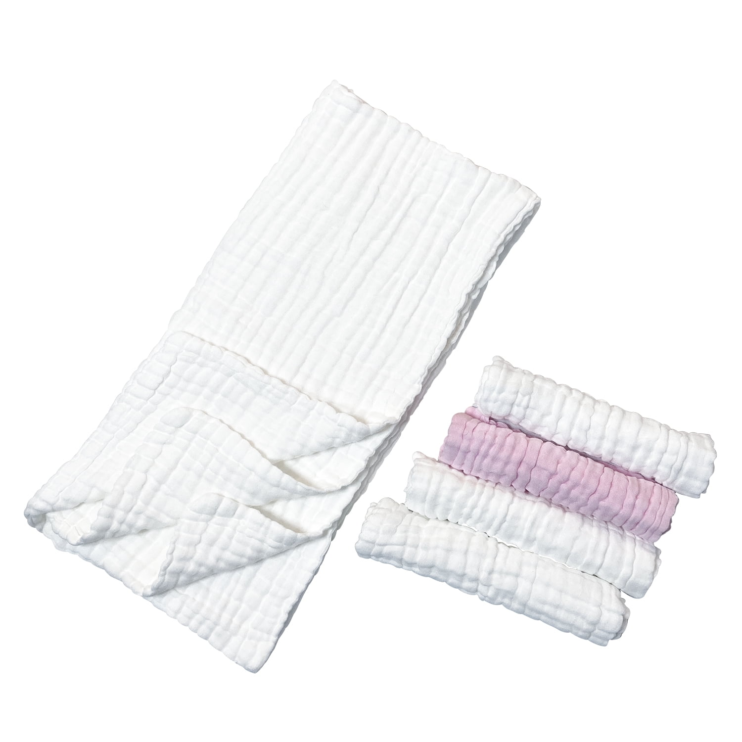 Baby Muslin Soft Cotton Swaddle Wrap Baby Blanket, Blanket for Toddler Newborns, 41" x 41" baby