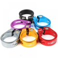 thumbnail image 5 of Bike Seat Post Clamp Aluminum Alloy Quick Release Bicycle Seatpost Tube Clip 31.8mm 34.9mm for Mountain Bike Road Bike Fixie Gear Track Bike Folding Bike DH MTB BMX, 5 of 7